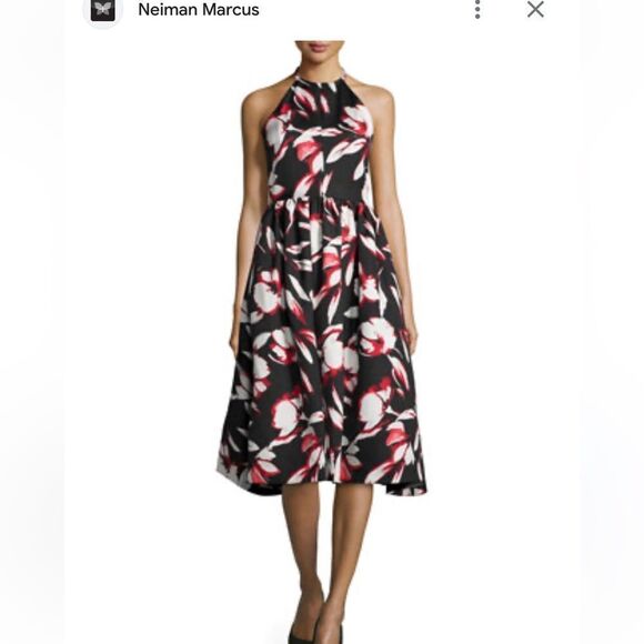 Shoshanna floral print midi dress - Picture 1 of 4